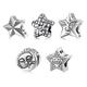 Wow Charms 925 Sterling Silver Charms God of The Sun Star Zircon Stone Beads Pendants. Charms fit for Pandora Bracelets.