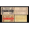 2x 10 Shillings + 1 Pound - Ausgabe ND 1914 George V - 2 alte Banknoten - 26 - Reproduktion