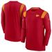 Men's Nike Red Kansas City Chiefs Sideline Tonal Logo Performance Player Long Sleeve T-Shirt