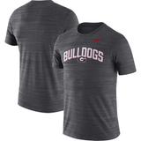Men's Nike Black Georgia Bulldogs 2022 Game Day Sideline Velocity Performance T-Shirt