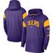 Men's Nike Purple LSU Tigers Jersey Performance Pullover Hoodie