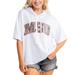 Women's Gameday Couture White Missouri State University Bears Flowy Lightweight Short Sleeve Hooded Top