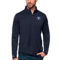 Men's Antigua Navy BYU Cougars Tribute Quarter-Zip Top