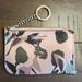 Kate Spade Bags | Kate Spade Blush Floral L-Zip Card Holder Keychain | Color: Cream/Pink | Size: Os