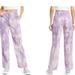 Free People Pants & Jumpsuits | Free People Reese Tie Dye Corduroy Pants Nwt Sz 30 | Color: Purple/White | Size: 30