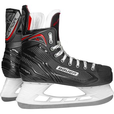 BAUER Herren Eishockeyschuhe Schlittschuh Vapor X250 - Int., Größe 40 ½ in schwarz-rot