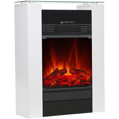 "Elektrokamin EL FUEGO ""Tessin"" Elektrokaminöfen weiß Elektrokamine Elektrokaminöfen weiß, mit Fernbedienung"