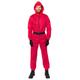 (Fix 10/10) (9915294) Adult Mens Squid Game Guard Costume (Large)