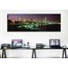 East Urban Home 'Night Skyline Chicago Illinois' Photographic Print on Canvas in Black/Gray/Green | 1.5 D in | Wayfair EUBN9509 34042260