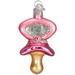 Old World Christmas Christmas Hanging Figurine Ornament Glass in Pink | 3.25 H x 1.75 W x 1.25 D in | Wayfair 32500
