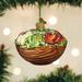 Old World Christmas Bowl of Salad Hanging Figurine Ornament Glass in Brown/Green/Red | 3.2 H x 3.2 W x 3 D in | Wayfair 32527