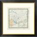 Global Gallery Celestial Anno 1830. No. 6. Circumjacent the South Pole, 1844 Framed Graphic Art on Canvas Paper in Gray | Wayfair GCF-295266-22-131