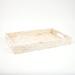 Dakota Fields Ainka Vanity Tray Wood in Brown/White | 15.5 H x 8.5 W x 15.5 D in | Wayfair E8E5EDD02D2848F08B2573B862A82A32