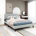 George Oliver Dziugas 46" Bed Frame Metal in Gray | 46 H x 64 W x 85 D in | Wayfair 3808537B095B4846AB55A813C32482B5