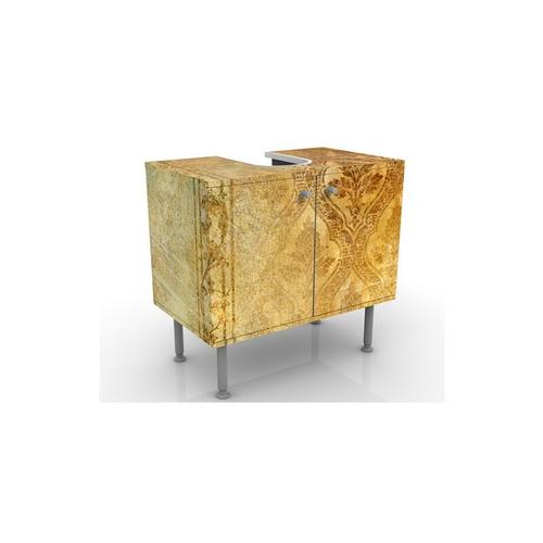 Micasia – Waschbeckenunterschrank – The 7 Virtues – Faith – Vintage Badschrank Braun Größe: 55cm x
