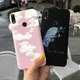 Pour Huawei Y6 2019 Cas Y6 Pro 2019 Pudding Couverture Rose Ciel antidétonantes Coque Arrière Pour