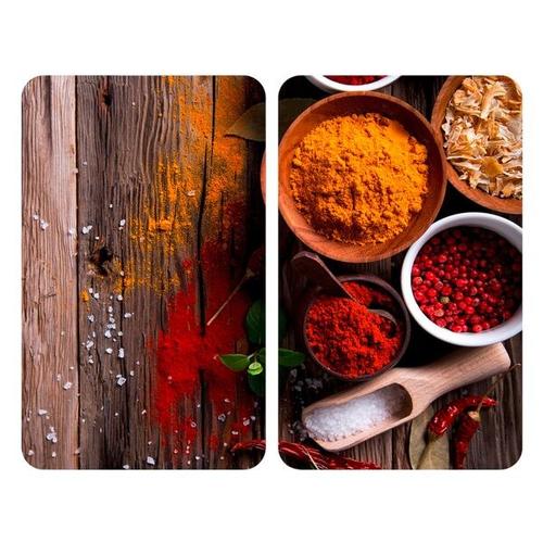 2er-Set XL-Herdabdeckplatte Universal »Gewürze«, Wenko, 40×52 cm