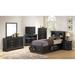 Louis Philippe Twin Storage Platform Bed with 6 Storage Drawers