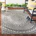 SAFAVIEH Courtyard Fran Mandala Indoor/ Outdoor Waterproof Patio Backyard Rug