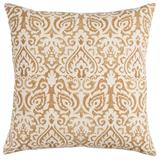 Rizzy Home Distressed Damask Print Throw Pillow Cover