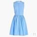 J. Crew Dresses | Blue J Crew Eyelet Dress, Fully Lined. Button Up. Never Worn. New With Tags. | Color: Blue | Size: 18