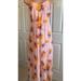 J. Crew Dresses | Beautiful Nwt Jcrew Mercantile Size 4 Maxi Dress Pink Red Yellow Floral | Color: Green/Pink | Size: 4