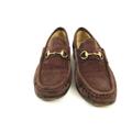 Gucci Shoes | Gucci Mens Loafers Shoes Brown Leather Slip-On Moc 7.5 B | Color: Brown | Size: 7.5