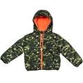 Nike Jackets & Coats | Nike Baby Boys Hooded Puffer Jacket Size 24 Months Camo Full Zip Water Repellent | Color: Green/Orange | Size: 24mb