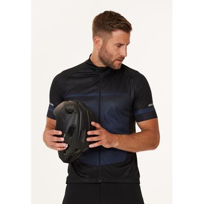 Radtrikot ENDURANCE "Jillard" Gr. XXL, schwarz (schwarz, grau) Herren Trikots mit reflektierenden Elementen