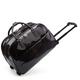 Craze London New Ladies Travel Holdall Bags Hand Luggage Womens Faux Leather Cabin Luggage Bag Design Weekend Wheeled Trolley Bags (Shine Coffee)