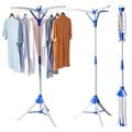 Homefront Clothes Rail Airer Dryer | Portable Clothes Horse Hanger Tripod Design - Folds Flat for Storage, Easy Setup, Indoor Outdoor Use, 159cm High, Max Capacity 22KG, Holds 39 Hangers