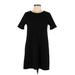 One Clothing Casual Dress - Shift: Black Solid Dresses - Women's Size Medium