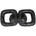 Novogratz Cole & Grey Modern Aluminum Chain Sculpture Metal in Black | 3.4 H x 13.95 W x 5.25 D in | Wayfair 012434