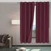 Eider & Ivory™ Branches 2 Panel Woven Room Darkening Blackout Curtain Panels Polyester in Red | 63 H x 52 W in | Wayfair