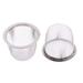 Stainless Steel Wire Mesh Tea Infuser Strainer Basket 63mm Dia 2 Pcs - Silver Tone - 63 x 48 mm/2.5" x 2"(D*H)