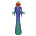 12 ft Inflatable Halloween Pumpkin Ghost, 4 White LED lights- UL by National Tree Company - 12 ft