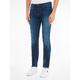 Slim-fit-Jeans TOMMY JEANS "SLIM SCANTON" Gr. 33, Länge 32, blau (aspen darkblue) Herren Jeans Slim Fit