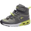 Sneaker KANGAROOS "KX-Hydro", Gr. 29, grau (grau, gelb), Synthetik, Textil, sportlich, Schuhe, Sneakerboot, Winterschuh, wasserdicht
