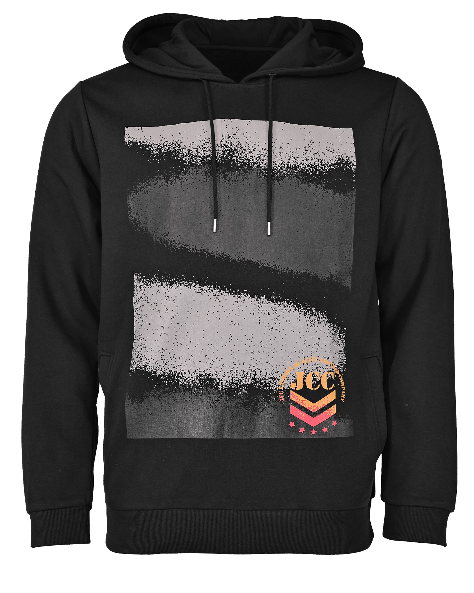 Kapuzenpullover JCC "310212102", Herren, Gr. XXL, schwarz, Obermaterial: 60% Baumwolle, 40% Polyester, Pullover Sweatshirt Hoodie Image