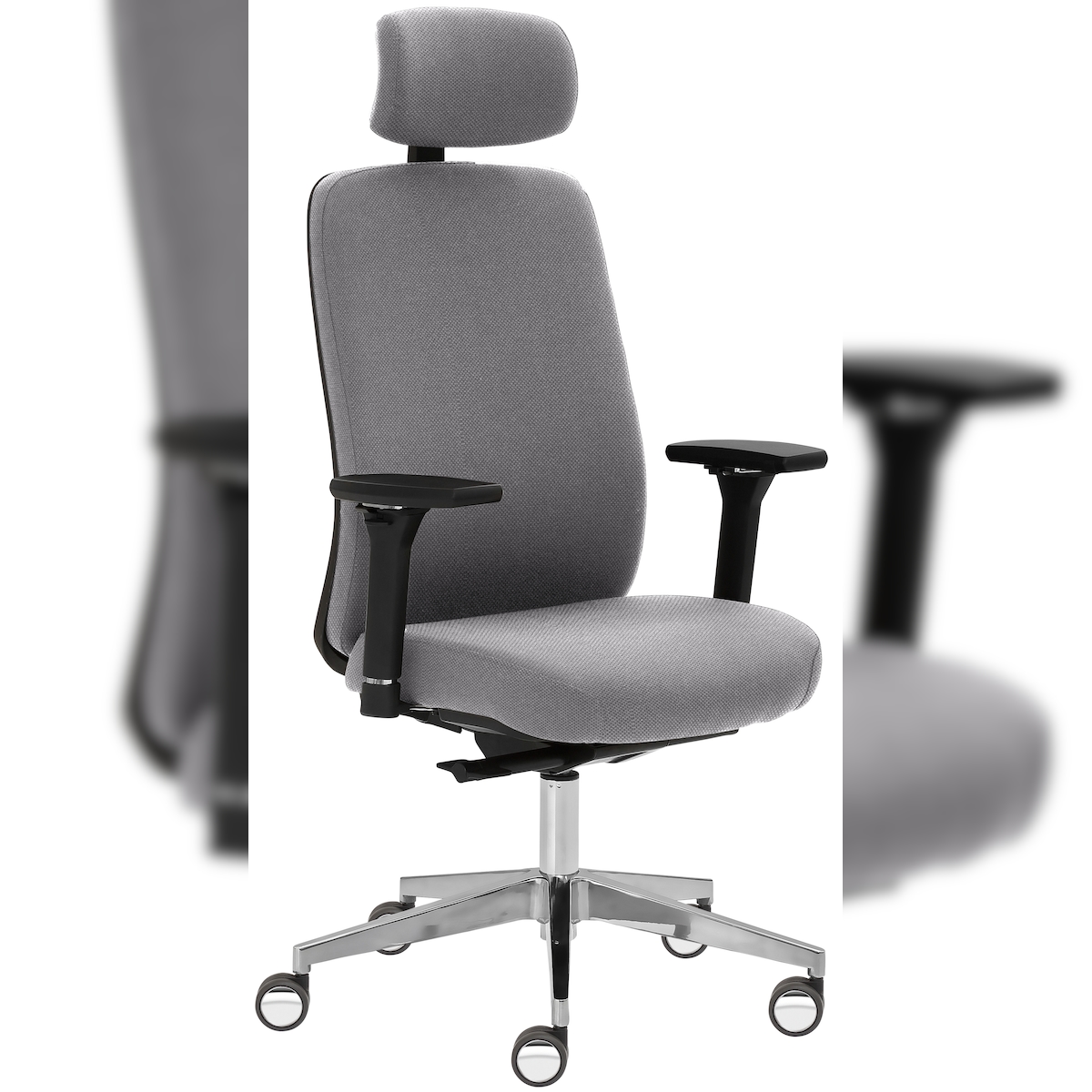 Mayer Sitzmöbel, Drehstuhl 2229, Grau, 2229_AV4D_KS_SYM++_XXL_ROB_30614 Image