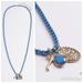 Torrid Jewelry | 2/$20 Nwt Torrid Turquoise Chain With Charms - Gold Tone | Color: Blue/Gold | Size: Os