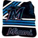 Miami Marlins 50'' x 60'' Plush Raschel Throw Blanket
