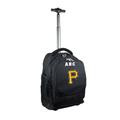 MOJO Black Pittsburgh Pirates 19'' Personalized Premium Wheeled Backpack