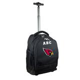 MOJO Black Arizona Cardinals 19'' Personalized Premium Wheeled Backpack