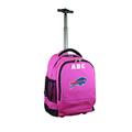 MOJO Pink Buffalo Bills 19'' Personalized Premium Wheeled Backpack