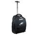 MOJO Black Philadelphia Eagles 19'' Personalized Premium Wheeled Backpack