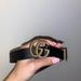 Gucci Accessories | Black And Gold Gucci Belt Size 70 | Color: Black/Gold | Size: 70 Cm
