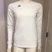 Adidas Tops | Adidas Athletic/Athleisure L/S Top Size S, Nwt! | Color: White | Size: S