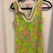 Lilly Pulitzer Dresses | Lilly Pulitzer Shift Dress. Xxs. Like New! | Color: Green | Size: Xxs