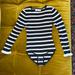 Zara Shirts & Tops | Navy And White Striped Zara Leotard | Color: White | Size: 6g